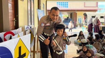 Inisiatif Program Relawan Sekolah Ramah Lalu Lintas Dapat Dukungan Penuh dari Satlantas Polres Bireuen